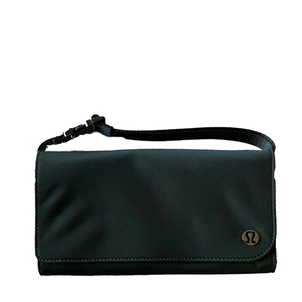 Lululemon Dark Green Wristlet